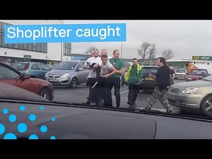 Shoplifter Caught Outside Shopping Centre in UK