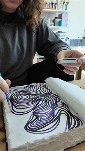 Relaxing With a Zen Doodle That Went Somewhere New