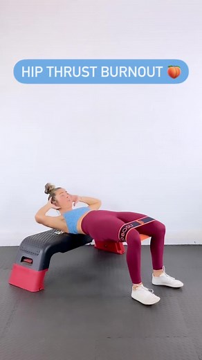 Burn baby burn 🔥 Join @trainerkaitlin for these banded hip thrust variations and low-key feel every fiber in your lower body tremble. 😅 Though we’re half kidding we do want to warn you banded resistance thrusters are much more difficult than none banded thrusters. 😉 This is because the added tension from the band requires the activation of your abductors in addition to your glutes! Try it yourself and let us know how it feels. 👏 Need exercise bands to get a little extra out of your workouts?