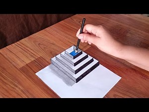 How to Draw Realistic 3D Art on Paper | Easy Optical Illusion Drawing Tutorial ✏️
