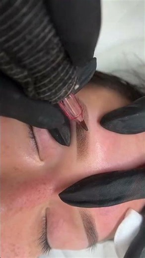 Powder Brows Transformation 🌸 | Soft Natural Permanent Makeup | PMU Artist @elysian360studio