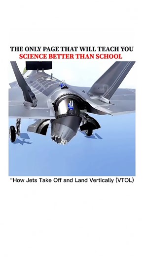 UNIVERSE | SCIENCE | TECHNOLOGY on Instagram: "Most people think jets need long runways to fly… But some jets can take off and land vertically. Here’s what REALLY happens: • VTOL stands for Vertical Take-Off and Landing • These jets use thrust vectoring, redirecting engine power downward • Lift engines or rotating nozzles generate upward force during takeoff • Once airborne, thrust shifts backward for high-speed forward flight • During landing, the process reverses for a controlled vertical desc