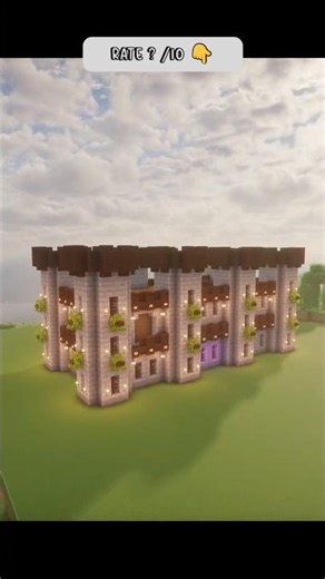 Duo Dimension Mansion in Minecraft 🤯 #shorts #minecraft #easyhouse