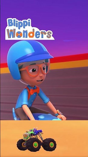 Blippi Rides a Monster Truck! 🚀🚚 #Blippi #TruckRide #EpicExplore