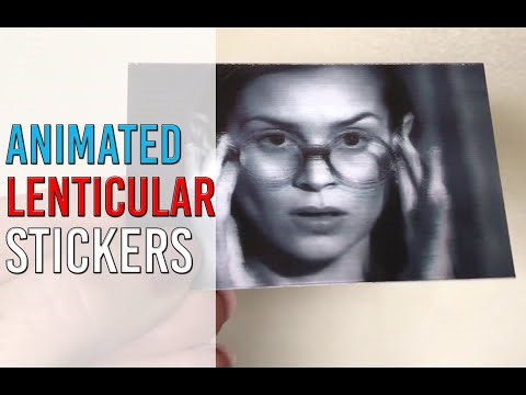 Lenticular Sticker | Animated 3D Flip Label | TwenT3
