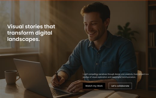 Creator Website — Social Media Management Landing Page