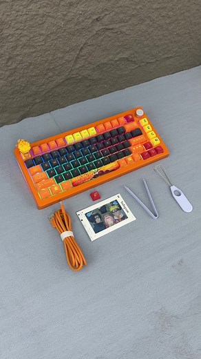 Naruto Uzumaki Anime Keyboard Design Ideas