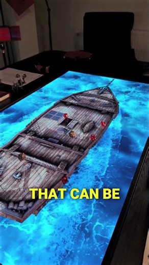 Animated RPG Map - How a Tabletop TV Survives Dice Rolls? #dnd #ttrpg #rpg