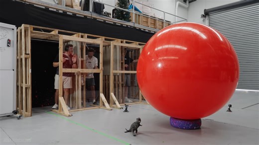 Watch what happens when you inflate 20 random items until they explode