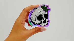 Talk about a stunning shine! 朗 Sometimes you just need to add a little holographic magic to your designs. Order your own holos today!  https://bit.ly/3THL5tL #holographicstickers #customstickers #stickerartist | The Sticky Brand | Facebook