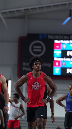 Take a look at yesterday's record setting run from @kyler7303 in the 60m 💨 #GoBucks | Ohio State University Track & Field and Cross Country