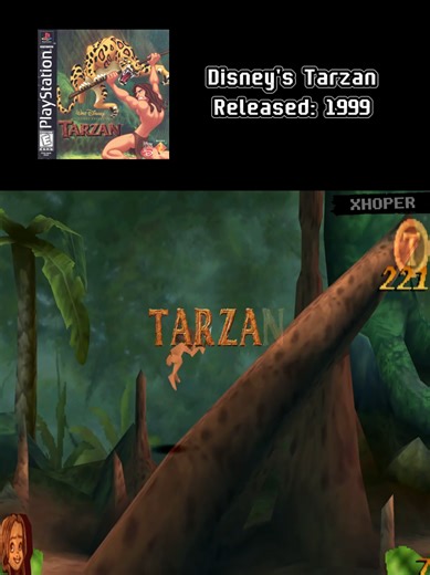 Disney Tarzan - video game part 8 #tarzan #disneytarzan #tarzanps1 #ps1 #gameplay