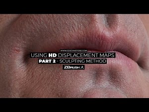 Sculpting Method Using Our Base Mesh and HD Displacement Maps