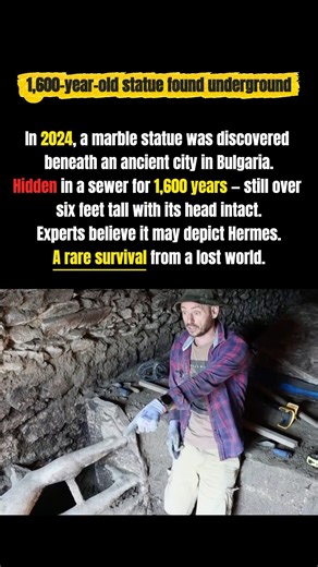 1,600-Year-Old Statue Found Hidden Beneath a City 😳