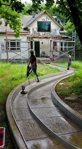 The Magic of photoluminescent concrete #engineering #renovation #modernliving #fyp