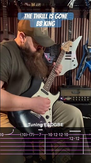 The Thrill Is Gone by B.B. King with guitar tab 🎸