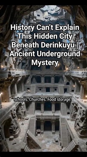 History Can’t Explain This Hidden City Beneath Derinkuyu | Ancient Underground Mystery
