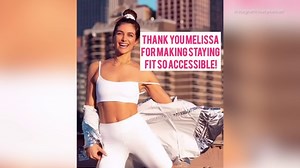 Stacy Keibler flaunts baby bump for an at home workout