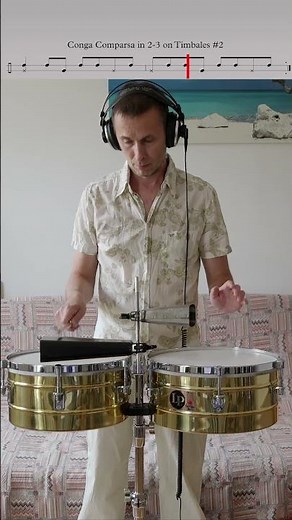 Timbales - Conga Comparsa var2 #shorts