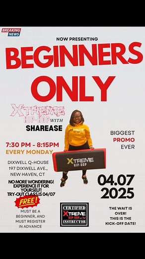 FREE TRYOUT CLASS!💃🏾 🚨 “BEGINNERS ONLY” STEP CLASS! 🚨 Link is in my bio! ❓Have you always wanted to try a Step Aerobics class but felt intimidated? Not anymore! This class is JUST FOR YOU! 🔥 TRY IT OUT FOR FREE 🔥 📅 Monday, April 7 ⏰ 7:30 PM – 8:15 PM (only 45 mins!) Come experience a fun, high-energy cardio workout that blends: 🎶 Music 💃🏽 Dance 🦵🏽 Beginner-friendly fitness steps 🪜 Step board action!😊 ✨ NO experience needed! ✨ ALL ages, cultures, genders, and fitness levels are welc