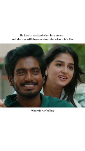 He finally realized what love meant and she was still there to show him what it felt like