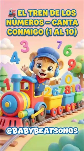 El Tren de los Números 🚂 CANTA CONMIGO