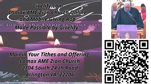 Lomax A.M.E. Zion Church Worship Service 12/14/2025 | Lomax African Methodist Episcopal Zion Church