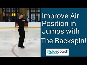 Ice Skating Spin to Help Improve Your Jump Air Position! The Backspin!