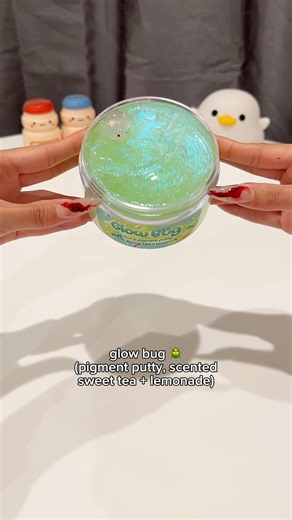 ‪@pilotslimeshop‬ review! ft. glow bug 💡 #slimeasmr #slimechannel #slimevideos #satisfying #crunchy
