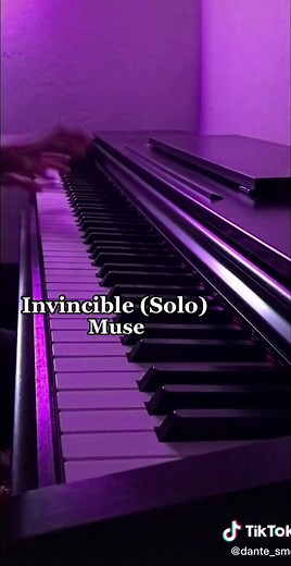🎹 Invincible | Muse 🎹 #muse #piano #pianoarrangement #pianosolo #solo #invincible #fyp #foryou #parati #blackholesandrevelations