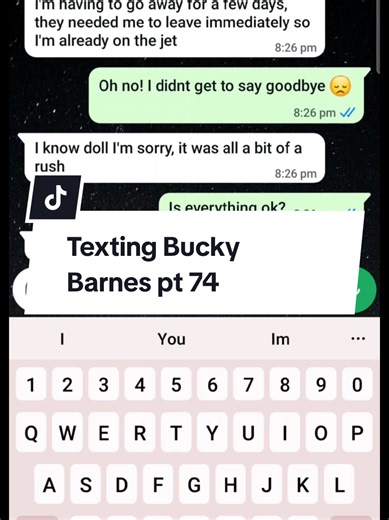 Texting Bucky Barnes Part 74: A Fanfic Exploration