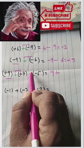 Plus & Minus Integers Short Trick | Easy Math Hack