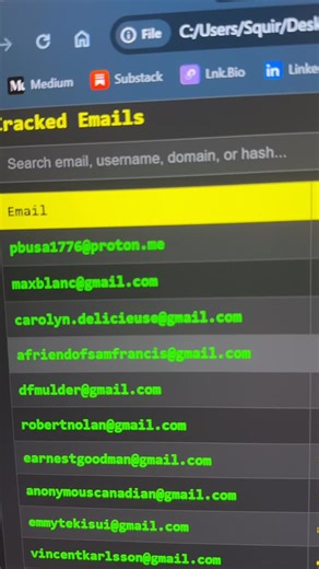 @ringmast4r on Instagram: "NAZIS — Exposing white supremacists through Gravatar email hash recovery for funsies. Every WordPress site leaks unsalted MD5/SHA256 hashes of user email addresses through its public API. No hacking. No exploitation. Just a design flaw that exposes everyone with an account. I built a three-stage OSINT pipeline to recover real email addresses from neo-Nazi and white supremacist websites. 627 sites checked. 1,997 hashes collected. 377 emails recovered. The methodology is