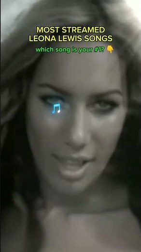 Most streamed leona lewis songs 👑🎶 | spotify hits