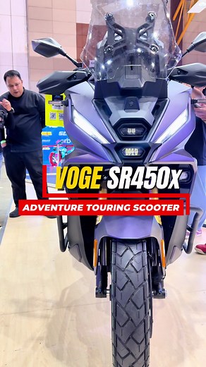 Voge SR450X review: skuter adventure enjin parallel twin bawah RM30k?