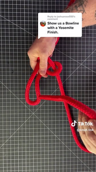 Bowline Knot: Yosemite Finish