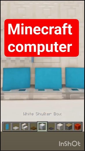 In Minecraft computer 🖥️#minecraft #treanding #gaming #minecraftcomputer #freefire #trendingshorts