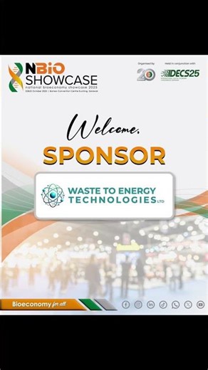 NBiOSHOWCASE is proud to have a Waste To Energy Technologies Ltd (WtET) as a sponsor!