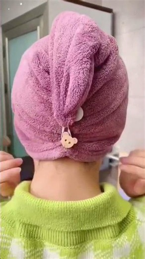 This Towel Dries Your Hair in Seconds 🌀 (Frizz-Free Microfiber Wrap)