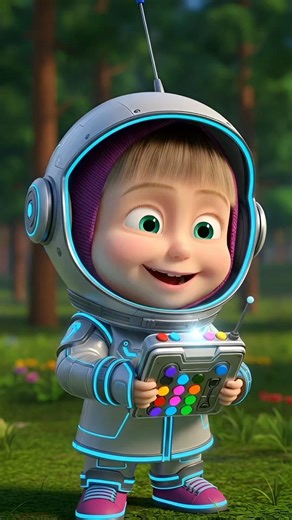 Masha’s Magic Remote Control! 🎮✨ (Bear Freeze Challenge) #shorts #MashaAndBear