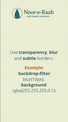 Glassmorphism in CSS ✨ Modern UI Trend