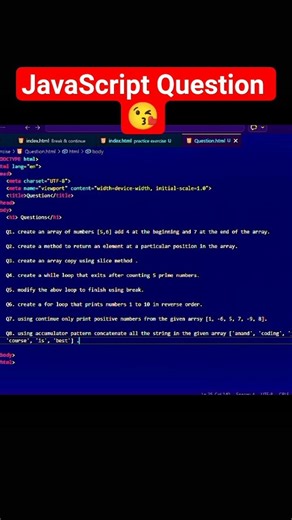 javascript interview questions#coadinglife ##shorts #anandyadav