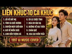 Tuyển Tập Nhạc Quê Hương Trữ Tình Xưa Hay Nhất - Lối Về Đất Mẹ, Tình Ca Quê Hương | 1997 AI Music
