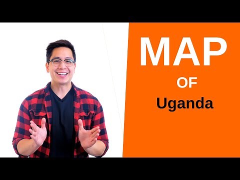Uganda Map – 🌍 Interactive Map of Uganda and How to Draw it (Cities and Geography) - SVG Vector