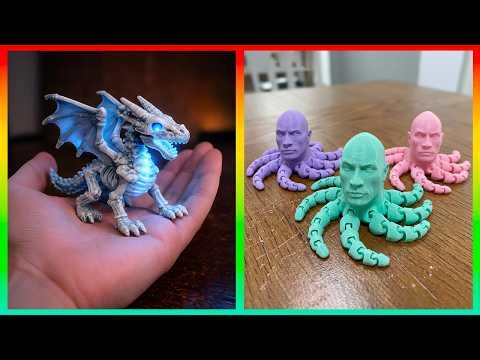 72 Insanely Satisfying 3D-Printed Fidgets | ASMR #1
