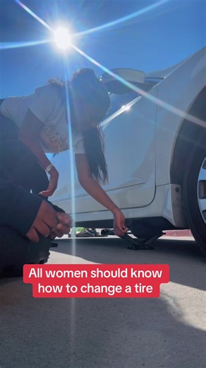 All women should know how to change a tire #independentwoman | tire