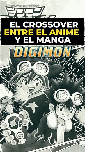 😱 El épico crossover entre Digimon Adventure 02 y el manga V-Tamer! #digimon #anime #shortsvideo