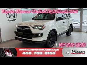 Toyota 4Runner Limited NightShade 2021 chez Villeneuve Honda de Joliette