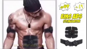 11K views · 113 reactions | EMS Simulator for Abs & Biceps - Qar 49/- Order by WhatsApp: https://wa.me/97430666155 Order by Call: 30666155 | MyFaida | Facebook