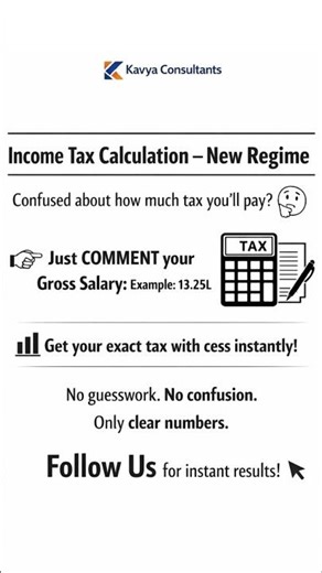 Income Tax Calculation For FY 2025-26 #tax #incometax #explore #taxsavings #taxseason